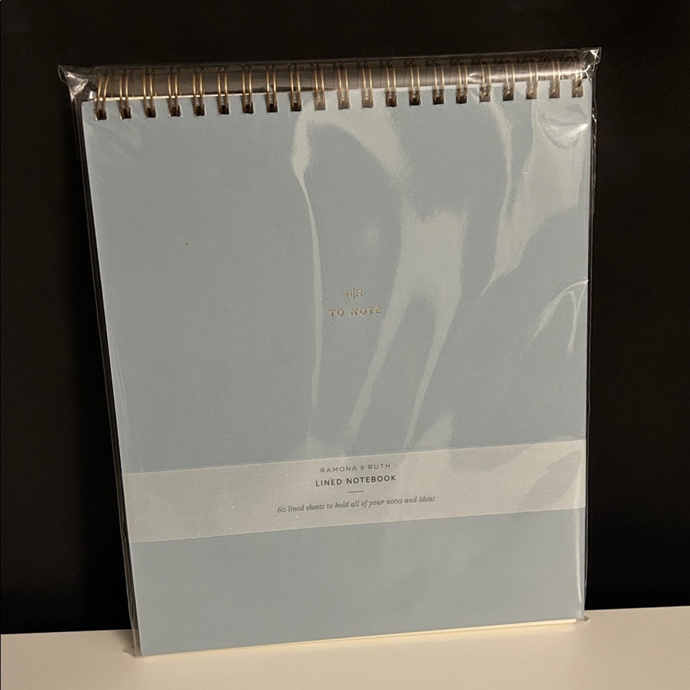 Blue Lined Notebook